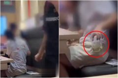 北京寿司店，妈帮小孩“杯子接尿”还喊：谁要喝